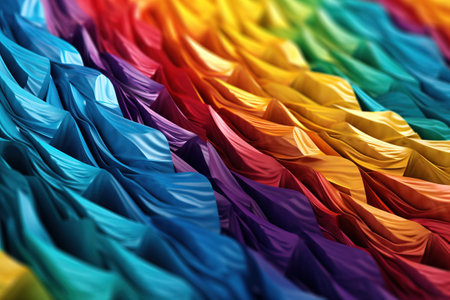 3d abstract vibrant gradient colors and soft swirling shapes. realistic rendering, high quality texture, smooth reflections, 8k resolutionの素材
