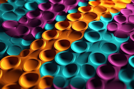 3d abstract vibrant gradient colors and soft swirling shapes. realistic rendering, high quality texture, smooth reflections, 8k resolutionの素材