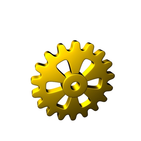 Gears - Goldの写真素材