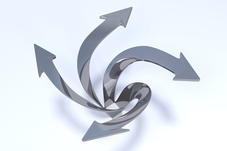 3D Arrows - Imaginationの写真素材