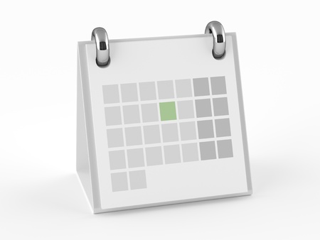 3D Calendarの写真素材