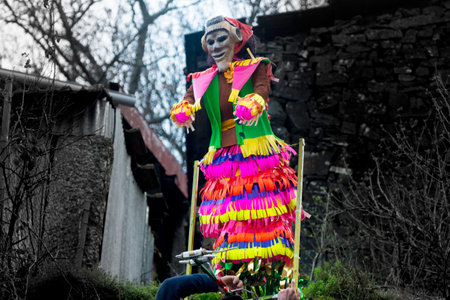 Mexican Dia De Los Muertos in Mexico City, Mexicoの写真素材