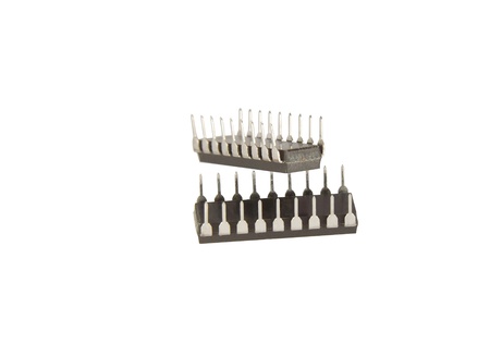 IC - Integrated Circuit in white background