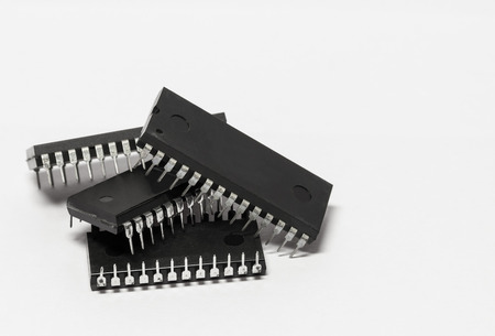 IC - Integrated Circuit in white 