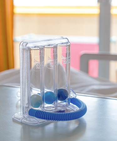 Three balls Incentive Spirometer for deep breathing after surgery