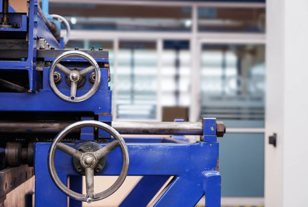 Control wheels of metal cutting machine