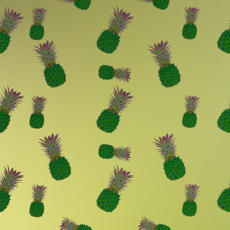 Background by pineapple texture and shape