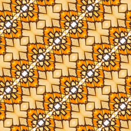 Seamless pattern made from colorful butterfly wing scale for background texture , yellow coster