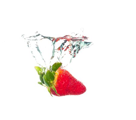 Fruit water splashの写真素材