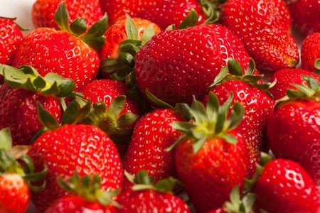 Fresh strawberriesの写真素材