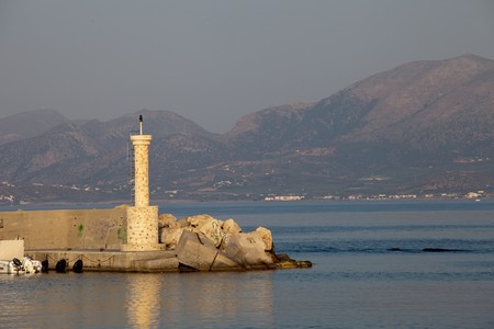 Greek coast on Crete islandの写真素材