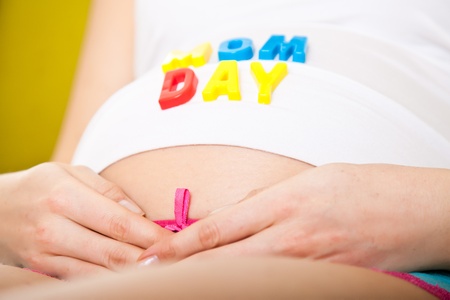 Pregnant woman belly