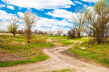 Spring landscapeの写真素材