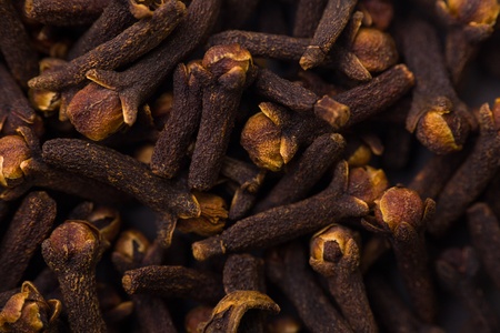 Closeup of clove spices