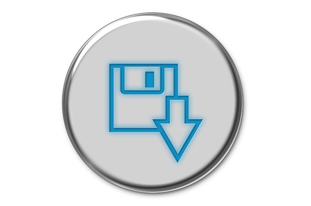 Modern download upload button