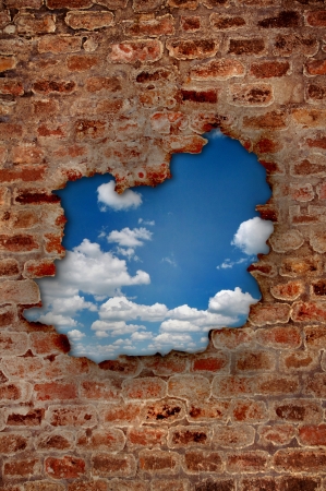 Brick wall texture backgroundの写真素材