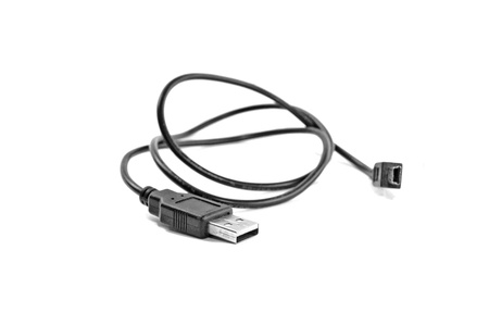 USB cable isolated on a white background 
