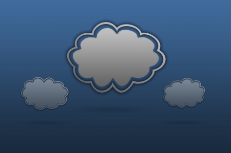 Cloud iconの写真素材