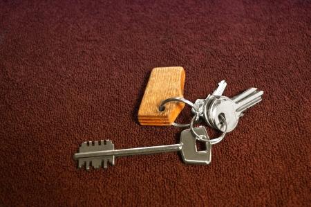 Set of silver house keys