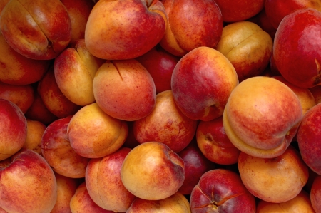 Fresh and tasty natural apricot to background.の写真素材
