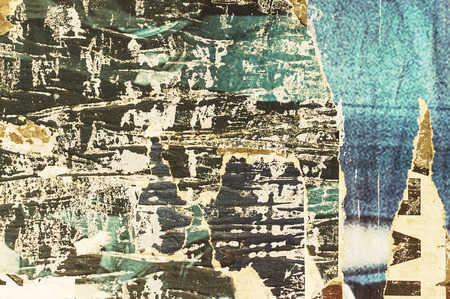 Torn posters grunge textures and backgrounds