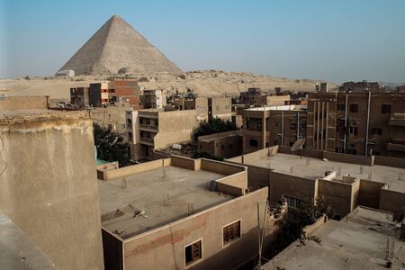 Cairo May 2018. A house under construction in Egyptのeditorial素材