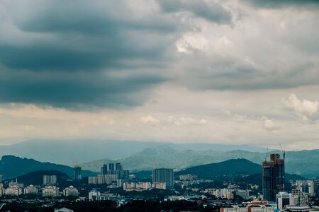 Nov 2018 Kuala Lumpur, Malaysia, panorama view of Kuala Lumpur city center , Malaysiaのeditorial素材