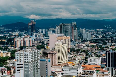 Nov 2018 Kuala Lumpur, Malaysia, panorama view of Kuala Lumpur city center , Malaysiaのeditorial素材