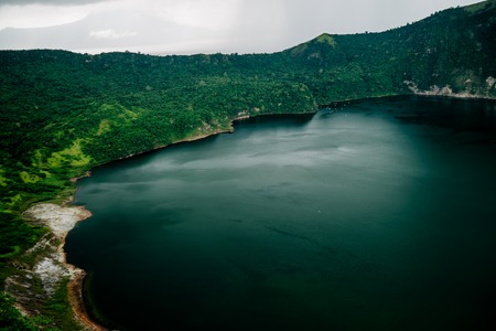 Taal Volcano in Tagaytay, Vulcan Point. Philippines. Luzon Islandの写真素材