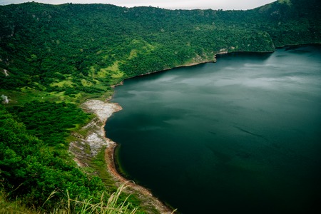 Taal Volcano in Tagaytay, Vulcan Point. Philippines. Luzon Islandの写真素材