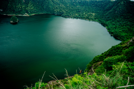 Taal Volcano in Tagaytay, Vulcan Point. Philippines. Luzon Islandの写真素材