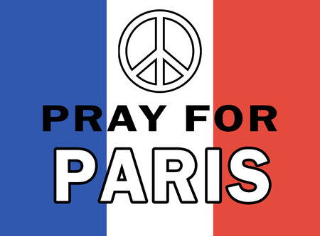 Peace in Parisの写真素材