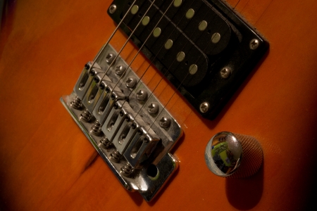 retro guitarの写真素材
