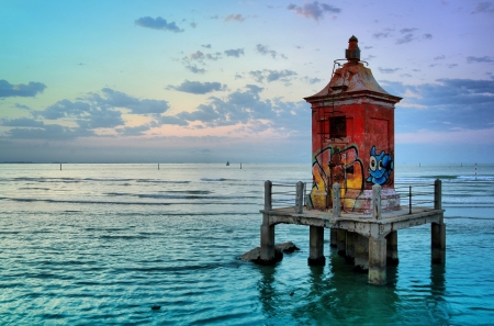 Old lighthouseの写真素材