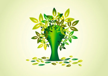 eco treeの写真素材