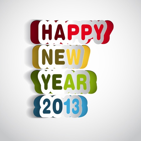 Happy new year 2013 ilustrationのイラスト素材