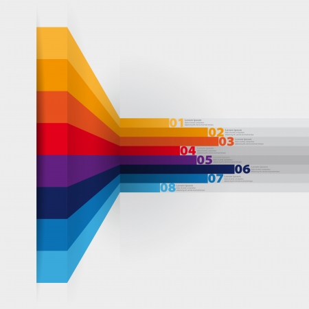 vector web design template - vertical lines in perspectiveのイラスト素材
