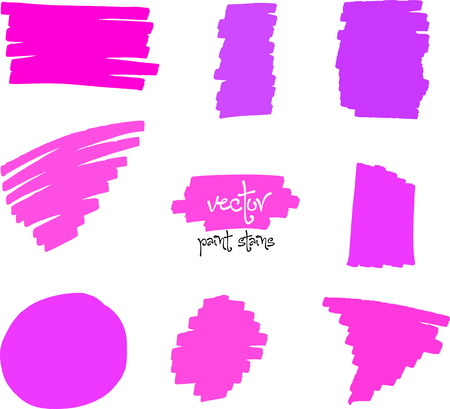 Vector paint stainsのイラスト素材