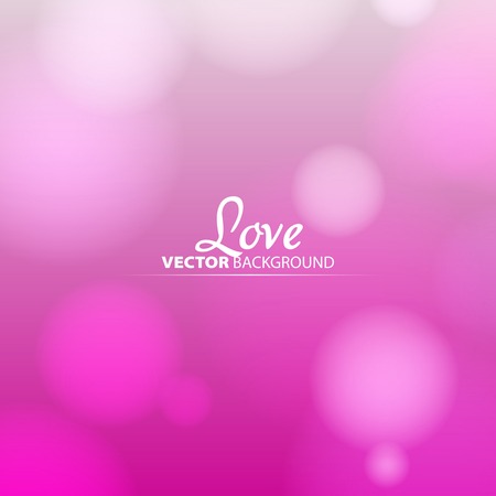 Love theme, Valentine Romantic card on a soft blurry background, Vector imageのイラスト素材