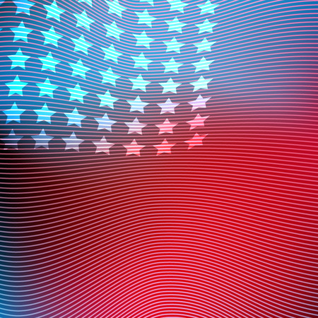 USA American vector abstract background flag illustrationのイラスト素材