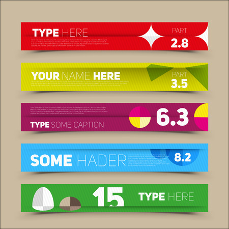 Modern infographics options banner. For workflow layout, number options, web design. Vector illustrationのイラスト素材