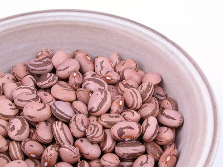 bowl of brown beans close-ups