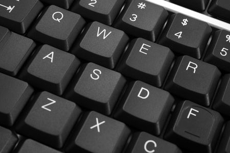 close-ups of dark keyboard