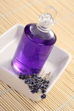lavender massage oil - beauty treatmentの写真素材