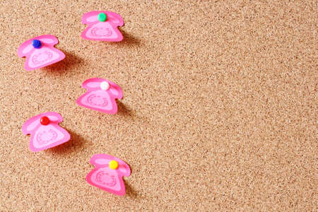 cork board background - office lifeの写真素材