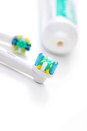 dental hygiene - toothpaste and toothbrushes