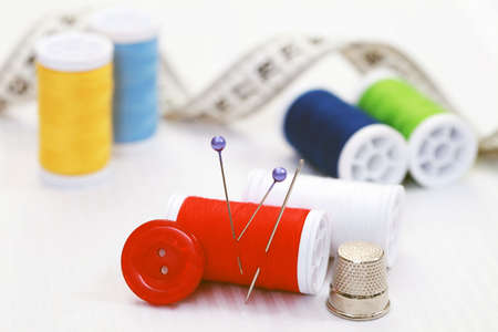 close-ups of sewing stuff