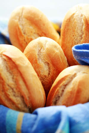 basket full of homemade fresh buns - food and drinkの写真素材