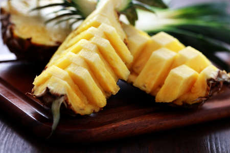 fresh pineapple ready to eat  - fruits and vegetablesの写真素材