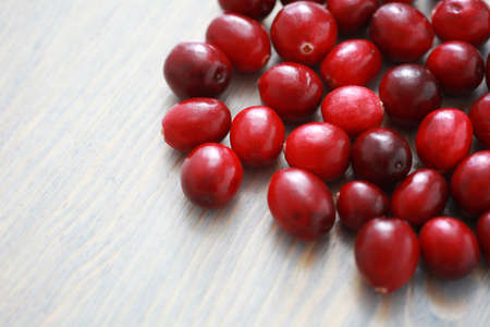 bowl of fresh cranberries - fruits and vegetablesの写真素材
